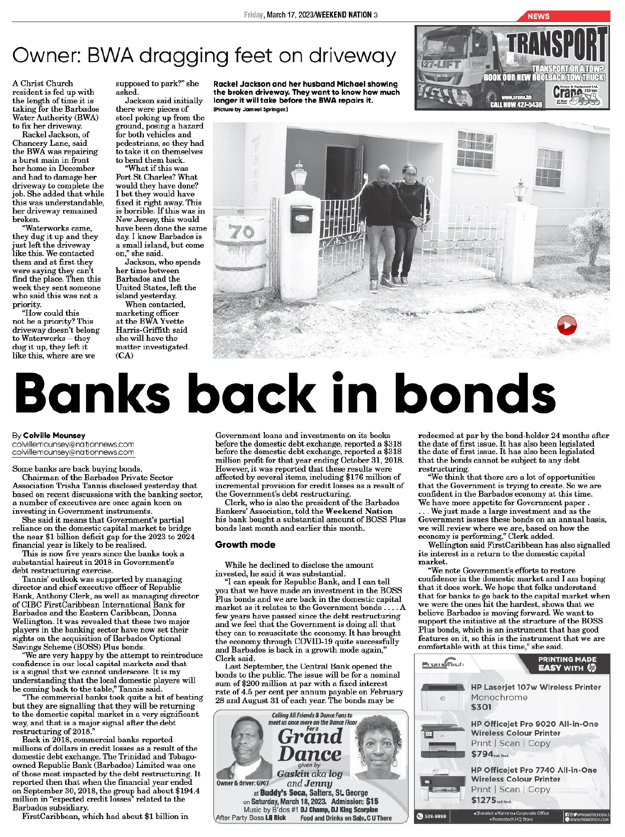 Nationnews Barbados Obituaries - x66pycn